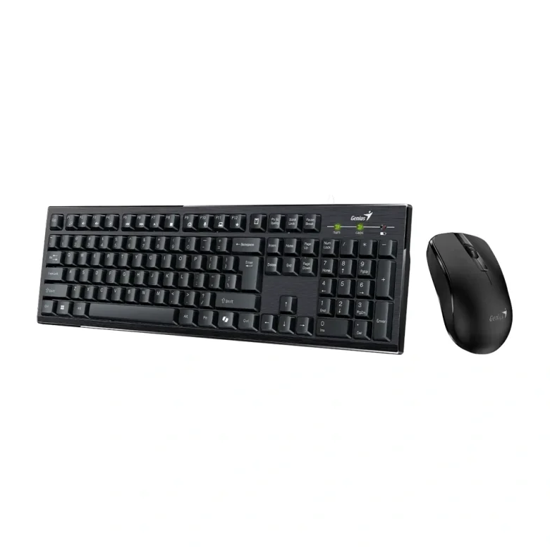 סט מקלדת ועכבר Genius KM-8101, צבע שחור, מק״ט 31340014415 — תמונה 2
