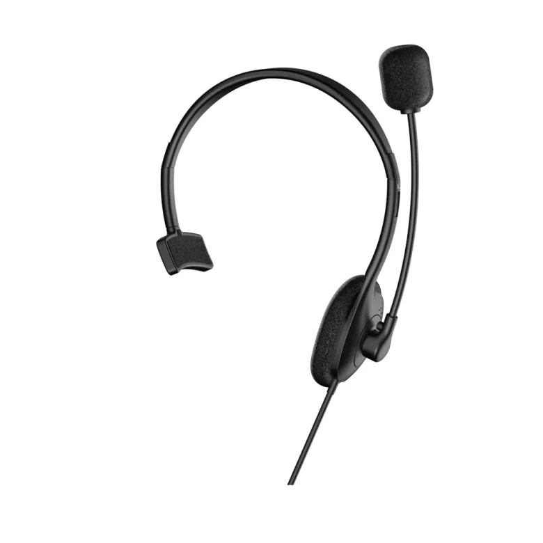 אוזניית USB Genius HS-100U, צבע שחור, מק״ט 31710027401 — תמונה 2