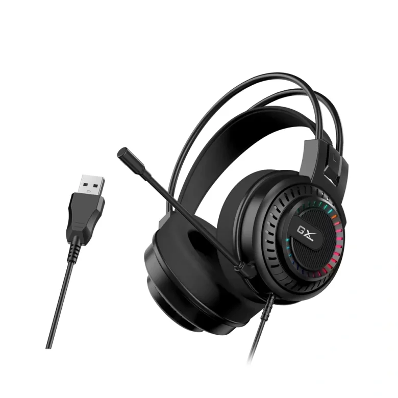 אוזניות גיימינג Genius HS-GX570U, צבע שחור, מק״ט 31710035401 — תמונה 2