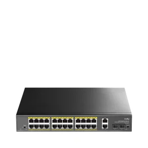 מתג רשת Cudy GS1026PS2 | לא מנוהל | 26 פורטי RJ45 | PoE+ | 2× SFP — תמונת מוצר 1