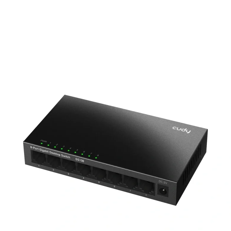 מתג רשת Cudy GS108-IL | לא מנוהל | 8 פורטי RJ45 — תמונת מוצר 2