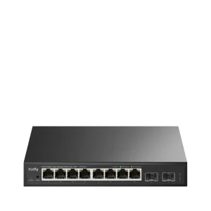 מתג רשת Cudy GS108ES2 | מנוהל | 8 פורטי RJ45 | 2× SFP — תמונת מוצר 1