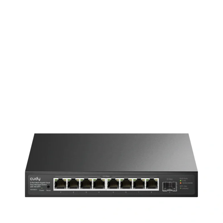 מתג רשת Cudy HS108ES1 | מנוהל | 8 פורטי RJ45 | 1× SFP+ 10G — תמונת מוצר 1