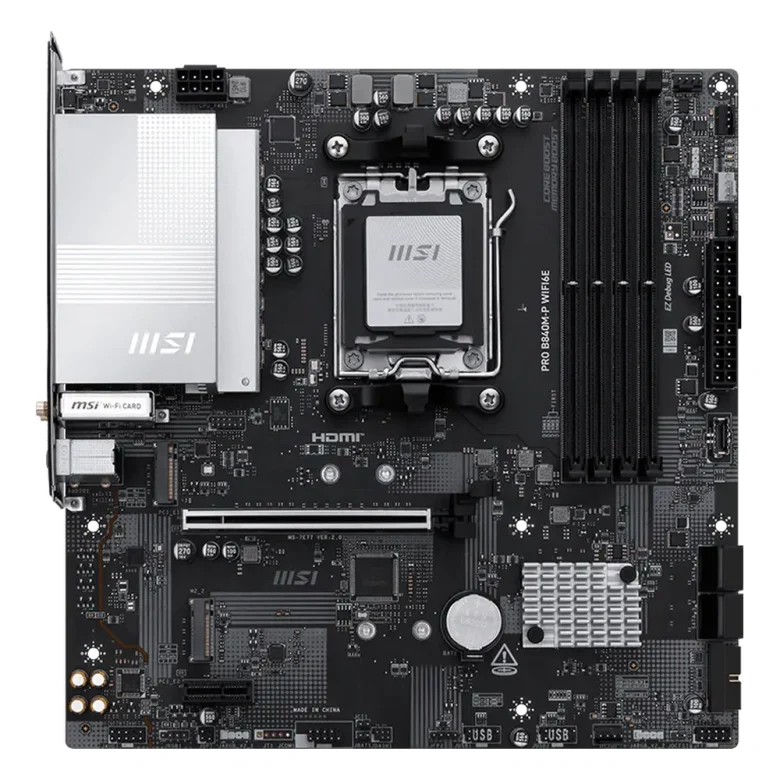 לוח אם MSI PRO B840M-P WIFI6E – תמונה 2