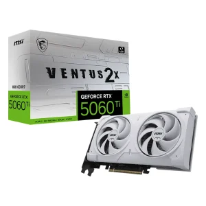 כרטיס מסך MSI RTX 5060 Ti 8G VENTUS 2X WHITE PLUS – תמונה 1