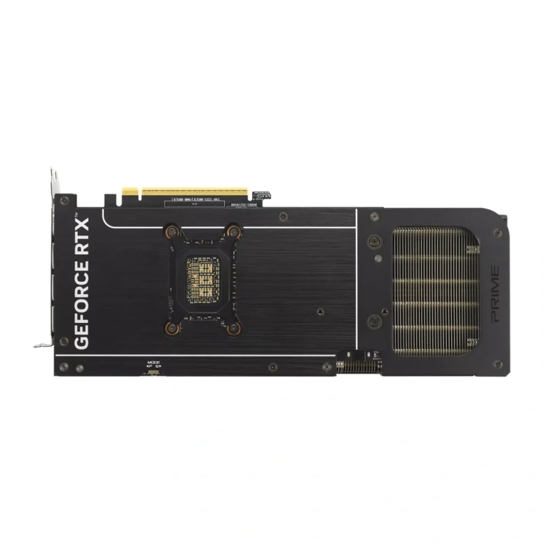 כרטיס מסך ASUS PRIME-RTX5080-O16G — מבט אחורי