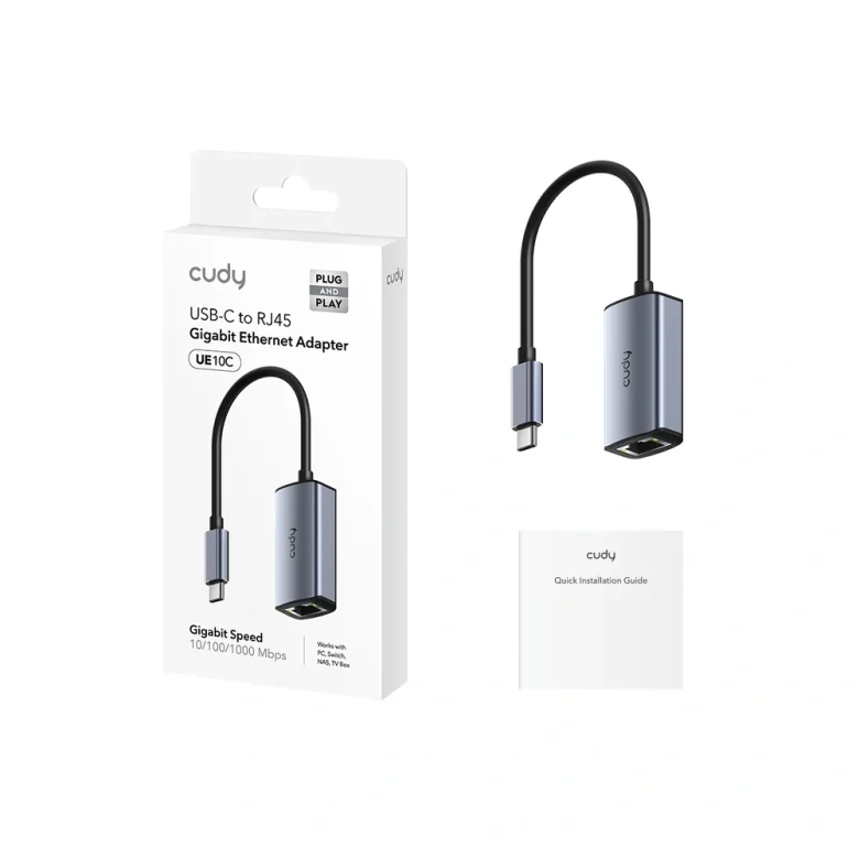 מתאם רשת USB Cudy UE10C — תמונת מוצר 2