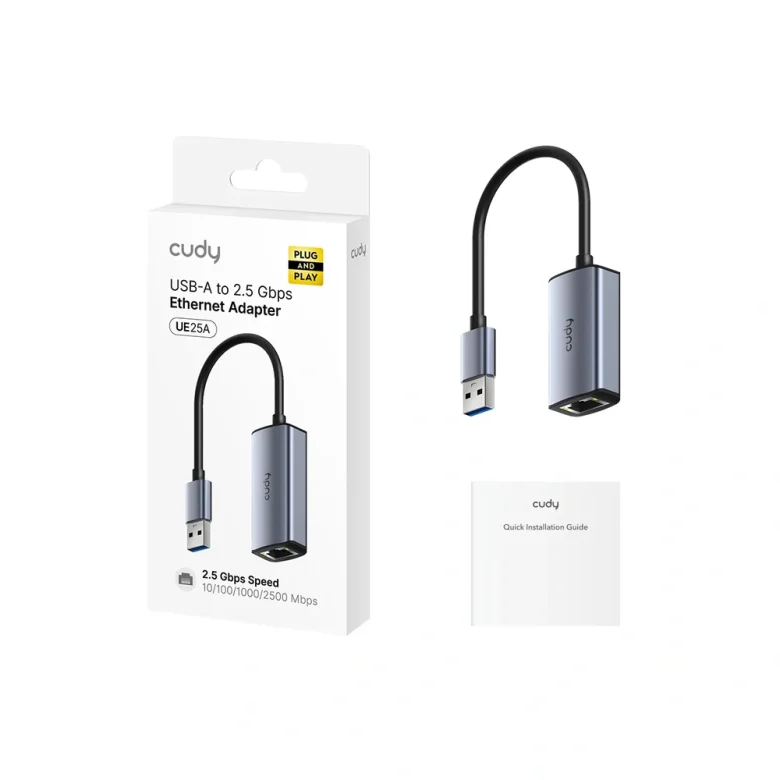 מתאם רשת USB Cudy UE25A — תמונת מוצר 2