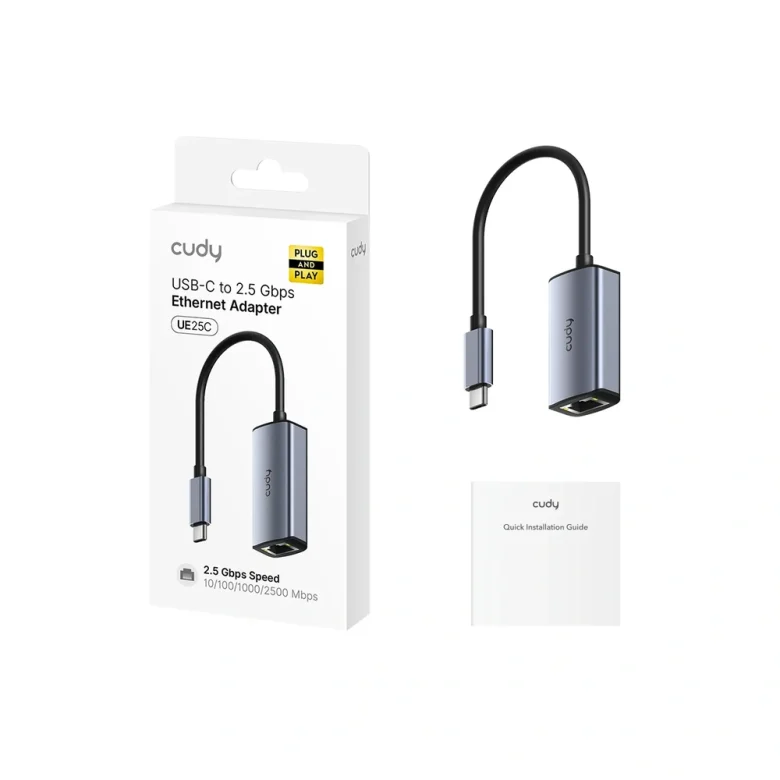 מתאם רשת USB Cudy UE25C — תמונת מוצר 2