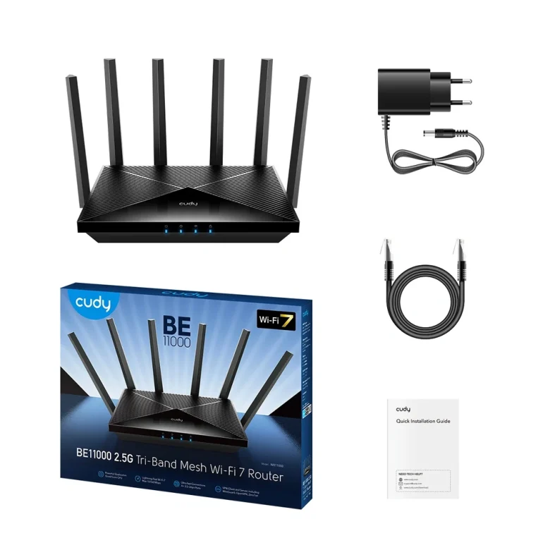 נתב רשת Cudy WR11000 | Wi-Fi 7 — תמונת מוצר 3
