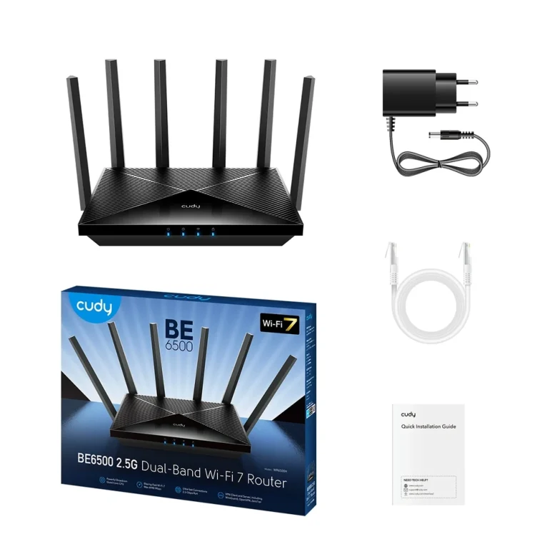 נתב רשת Cudy WR6500H | Wi-Fi 7 — תמונת מוצר 3