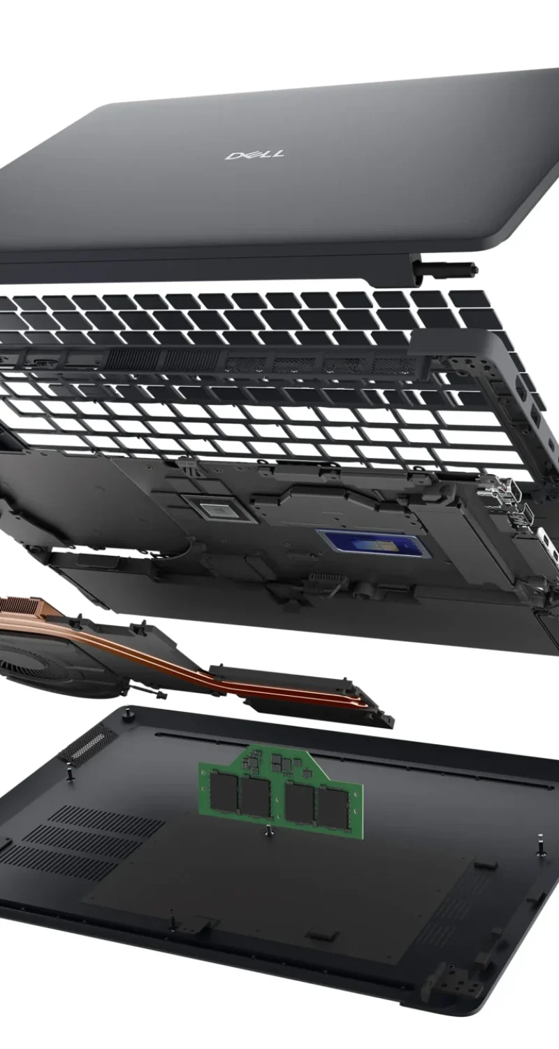 Laptop Dell Pro Max 14 Video Exploded View